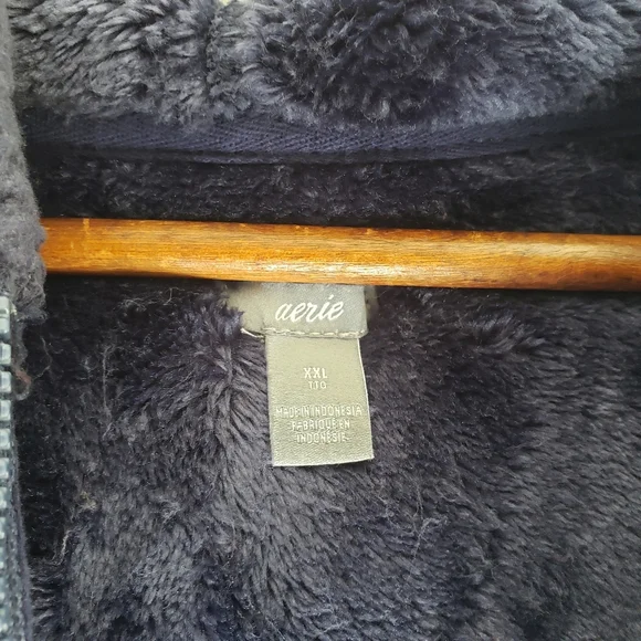 Aerie Navy Blue Pullover Hoodie Size 2XL - Picture 5 of 5